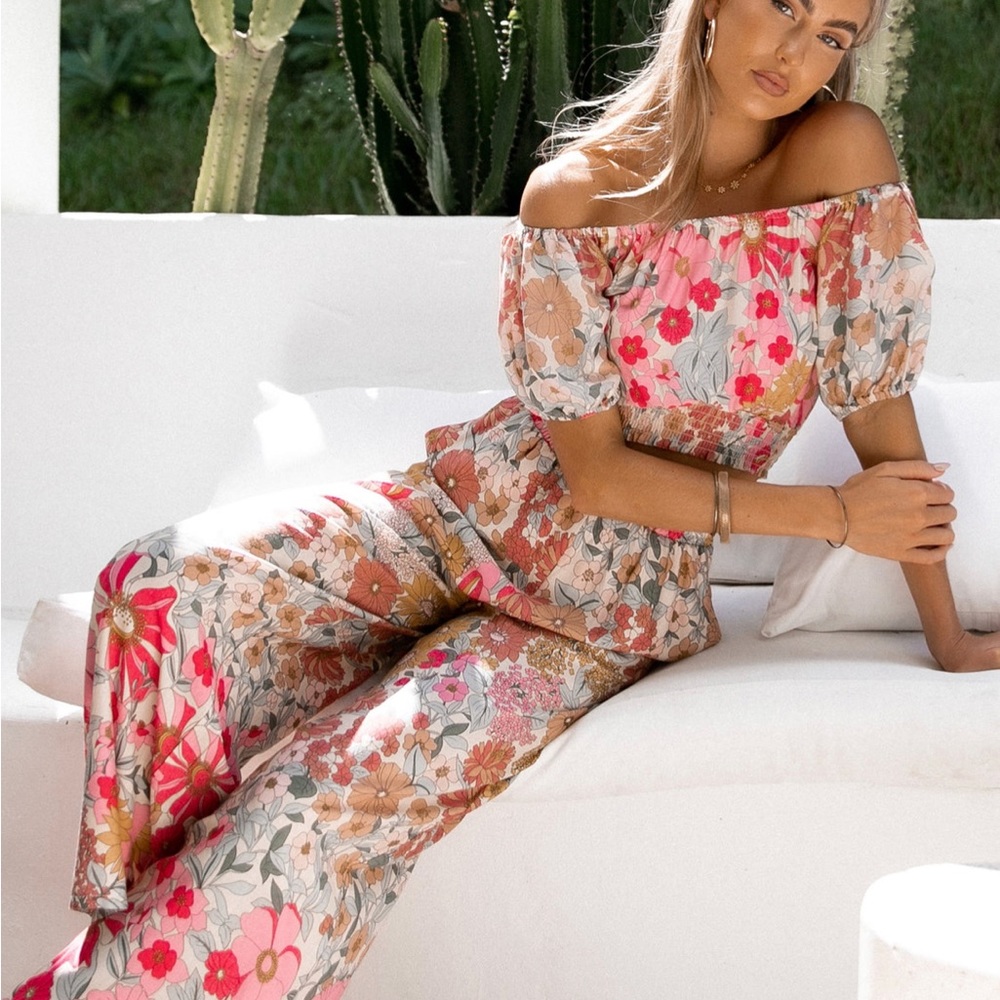 Petal & Pup top and pants set